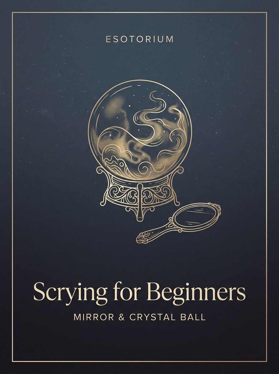 Scrying for Beginners — Mirror & Crystal Ball — Esotorium PDF cover