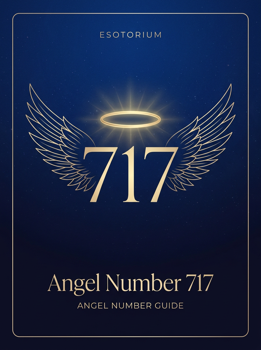 Angel Number 717 — Meaning in Love, Money & Life — Esotorium PDF cover