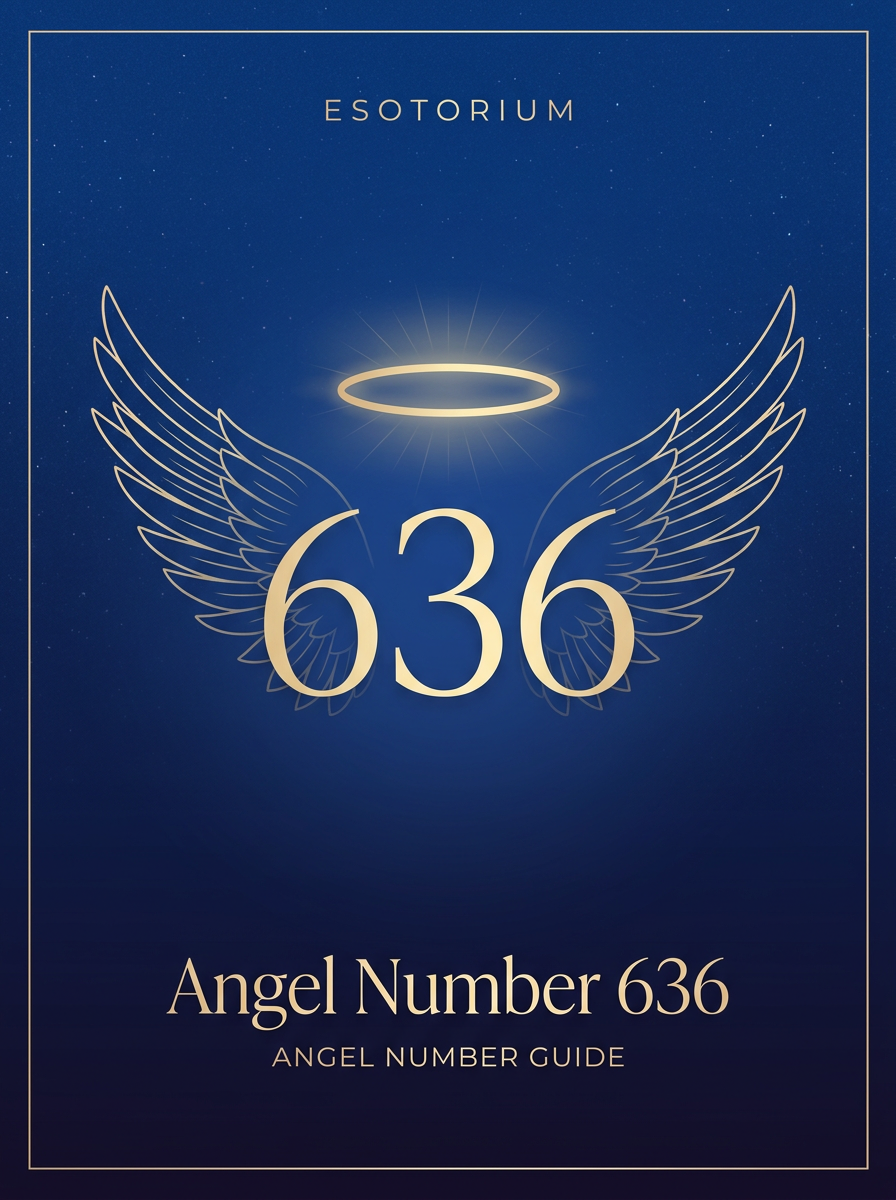 Angel Number 636 — Meaning in Love, Money & Life — Esotorium PDF cover