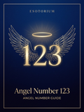 Angel Number 123 — Meaning in Love, Money & Life — Esotorium PDF cover