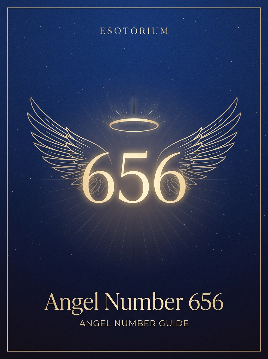 Angel Number 656 — Meaning in Love, Money & Life — Esotorium PDF cover