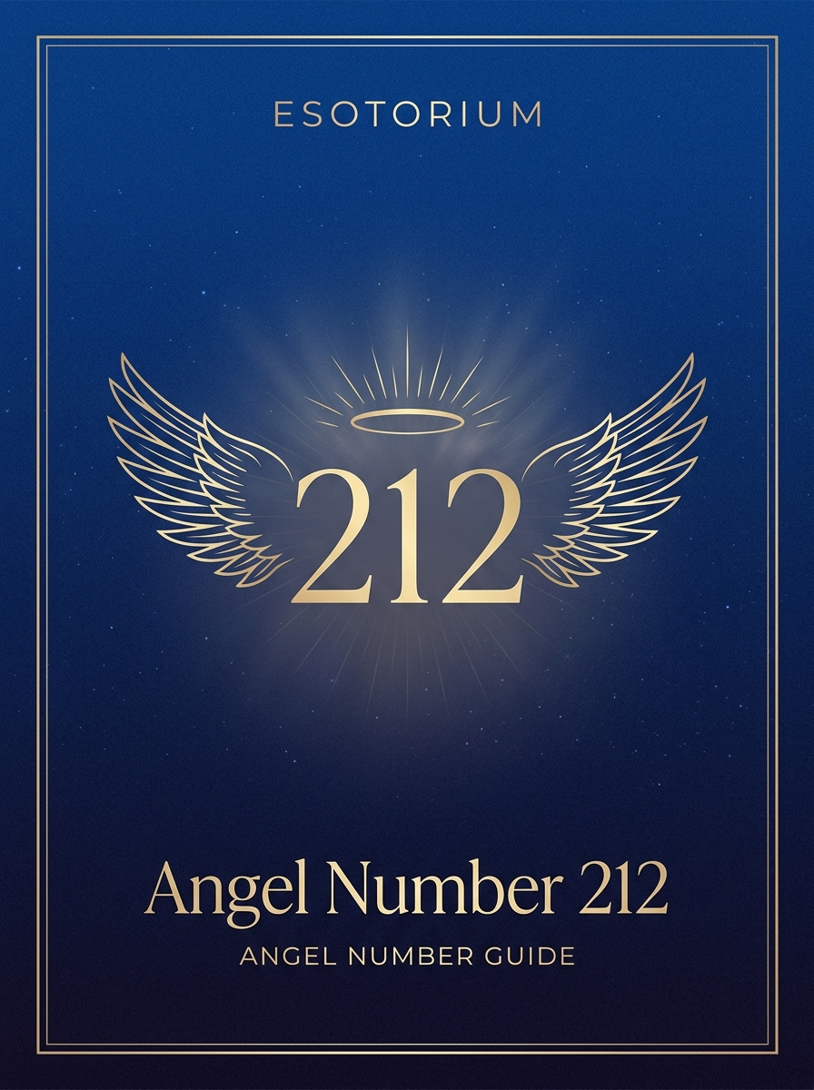 Angel Number 212 — Meaning in Love, Money & Life — Esotorium PDF cover