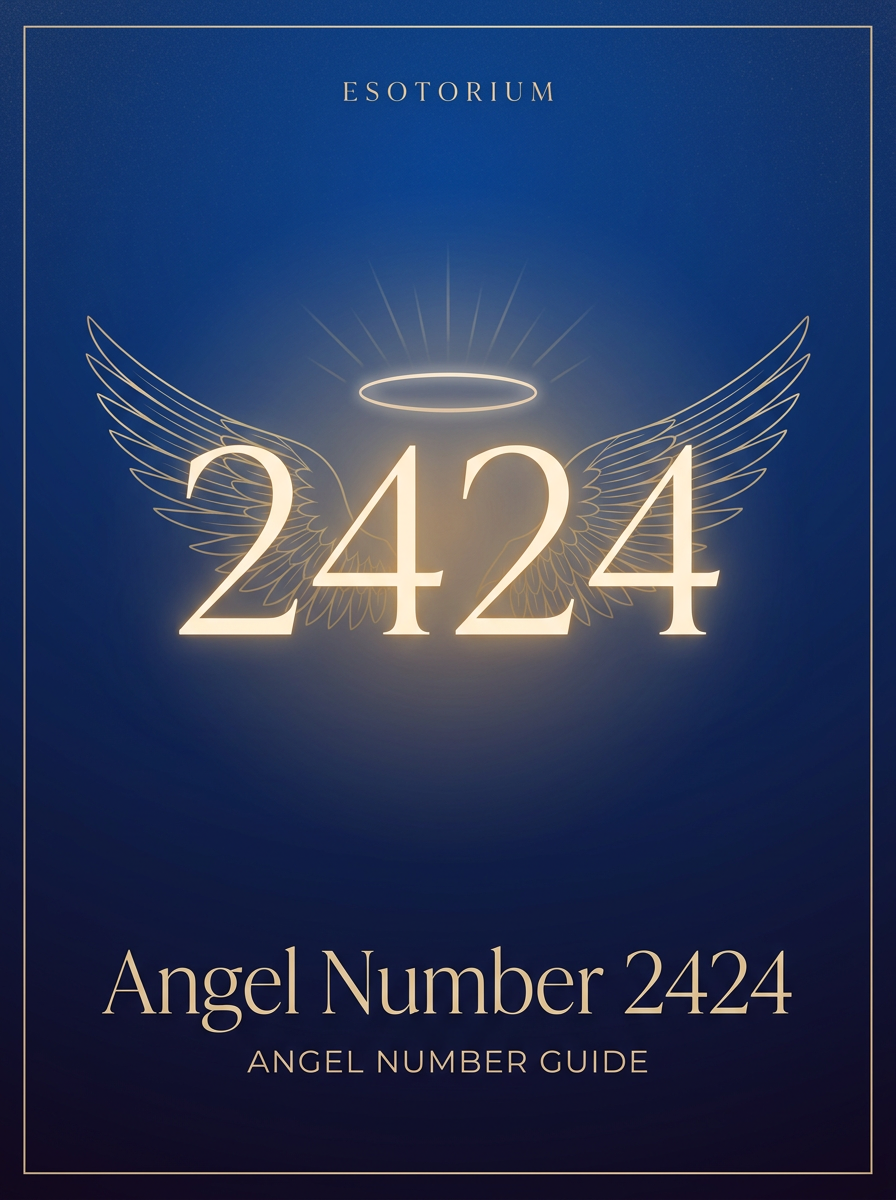 Angel Number 2424 — Meaning in Love, Money & Life — Esotorium PDF cover