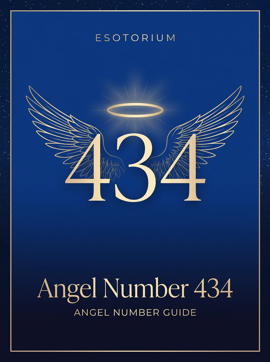 Angel Number 434 — Meaning in Love, Money & Life — Esotorium PDF cover