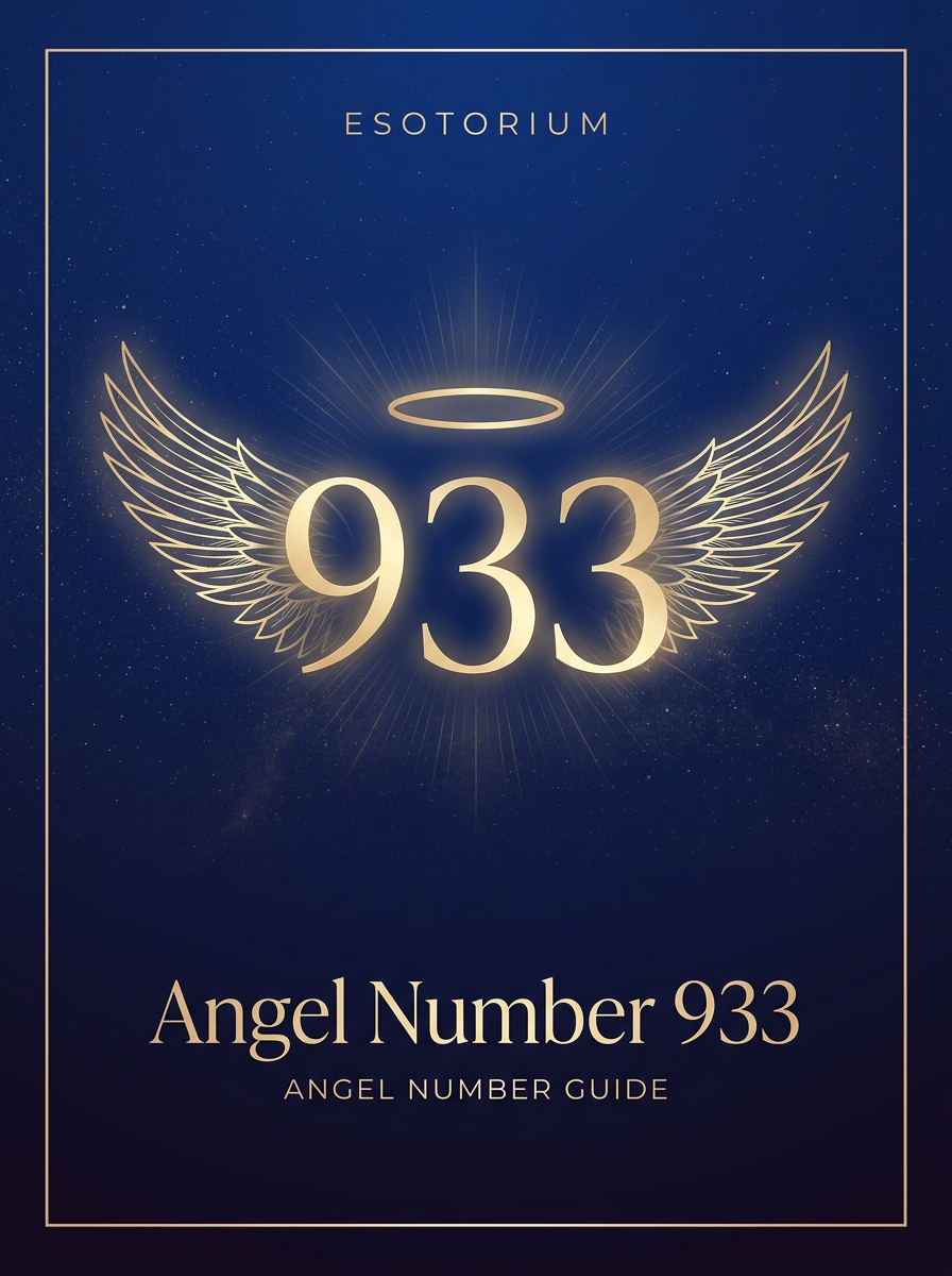 Angel Number 933 — Meaning in Love, Money & Life — Esotorium PDF cover
