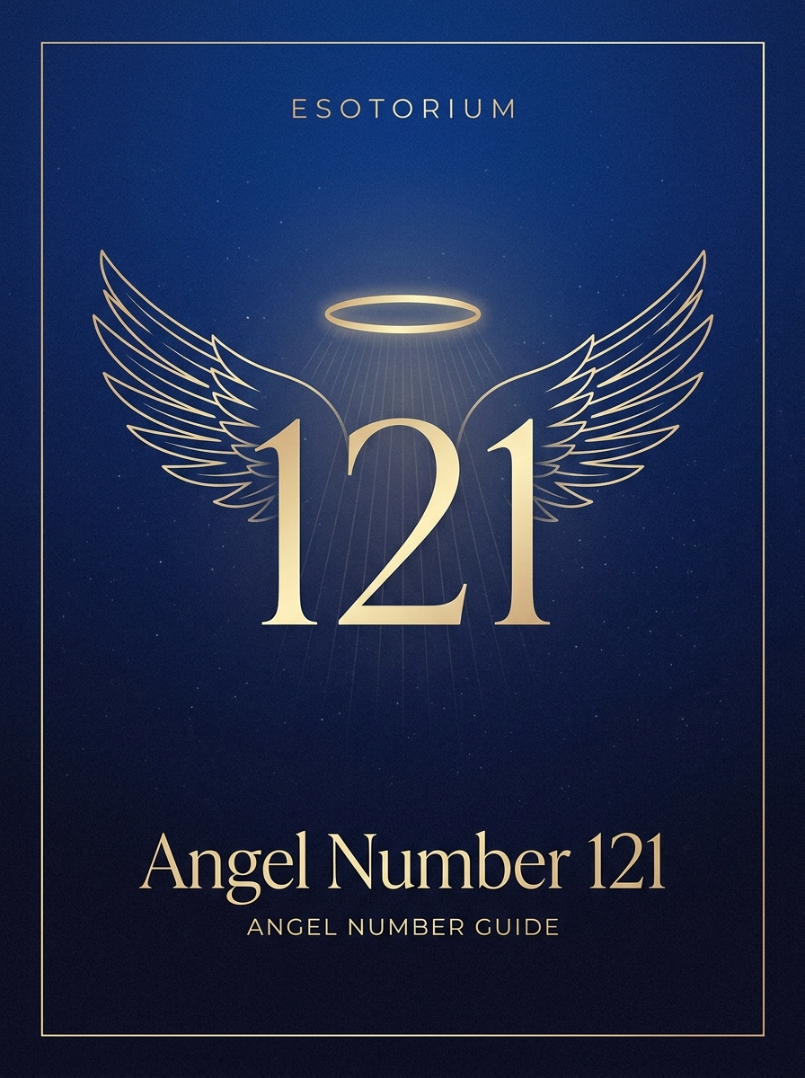 Angel Number 121 — Meaning in Love, Money & Life — Esotorium PDF cover