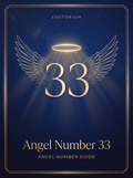 Angel Number 33 — Meaning in Love, Money & Life — Esotorium PDF cover