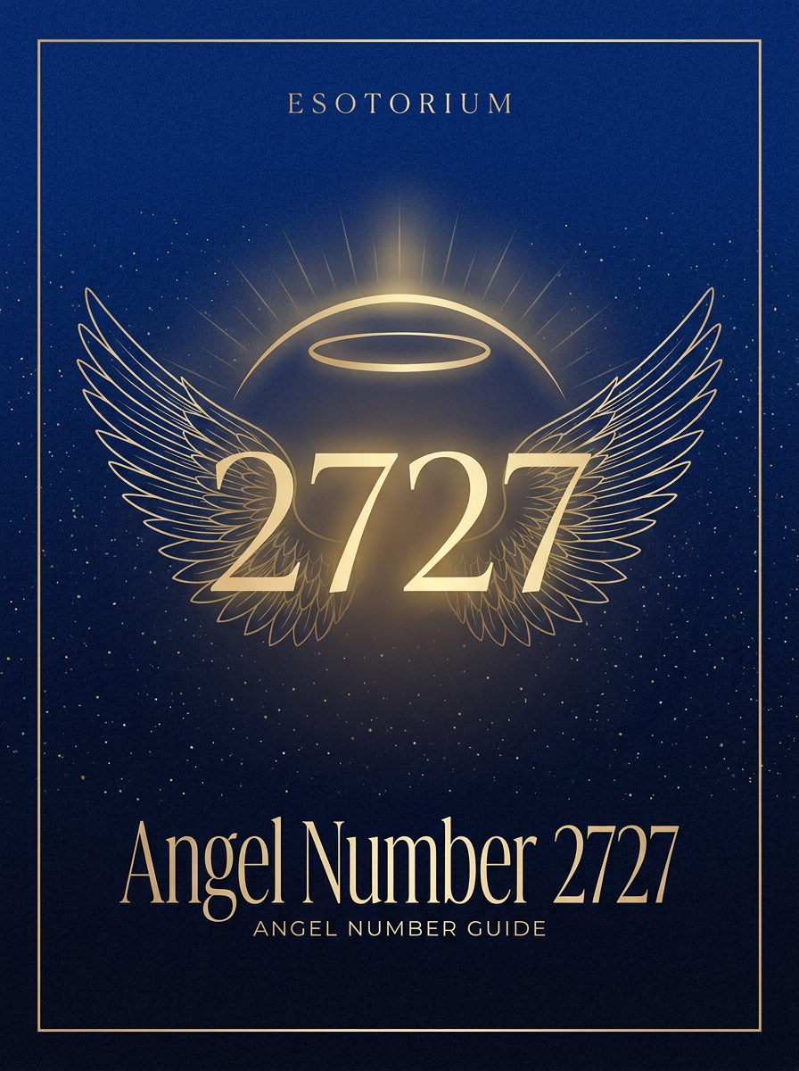 Angel Number 2727 — Meaning in Love, Money & Life — Esotorium PDF cover