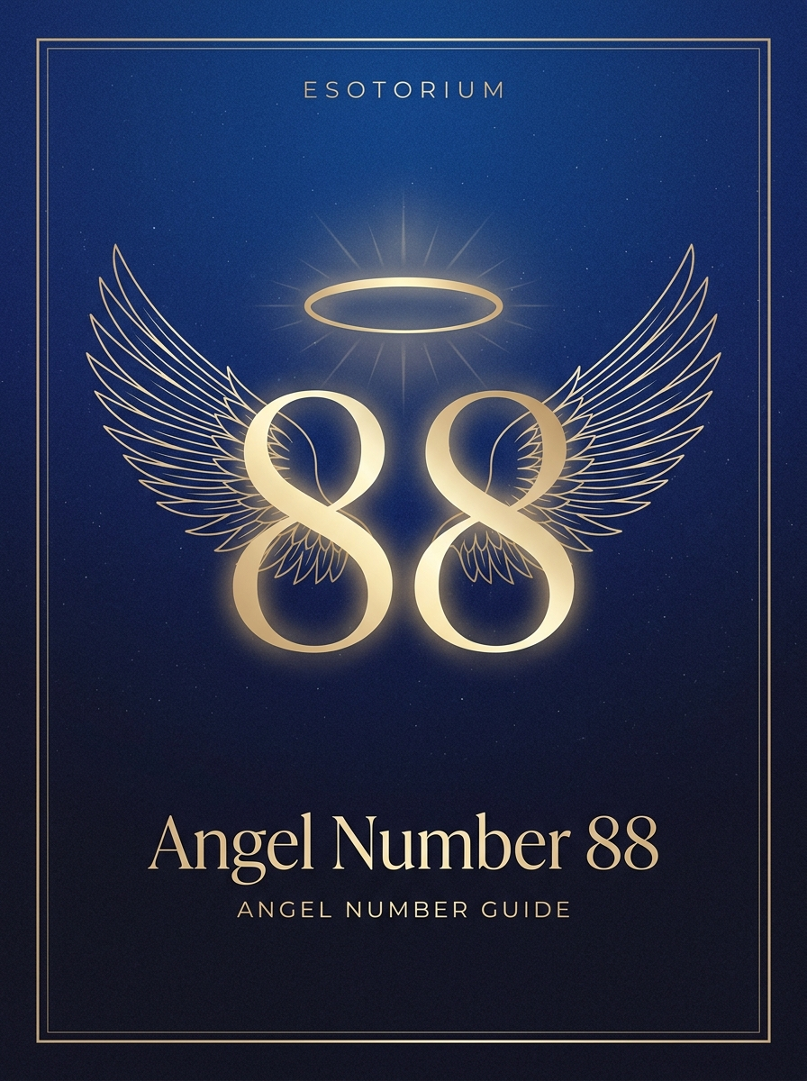 Angel Number 88 — Meaning in Love, Money & Life — Esotorium PDF cover