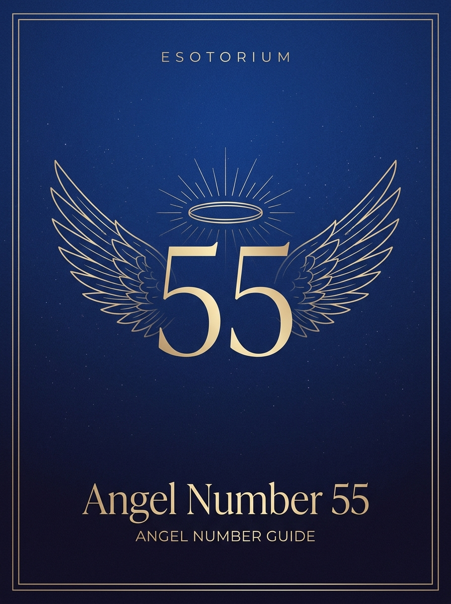 Angel Number 55 — Meaning in Love, Money & Life — Esotorium PDF cover