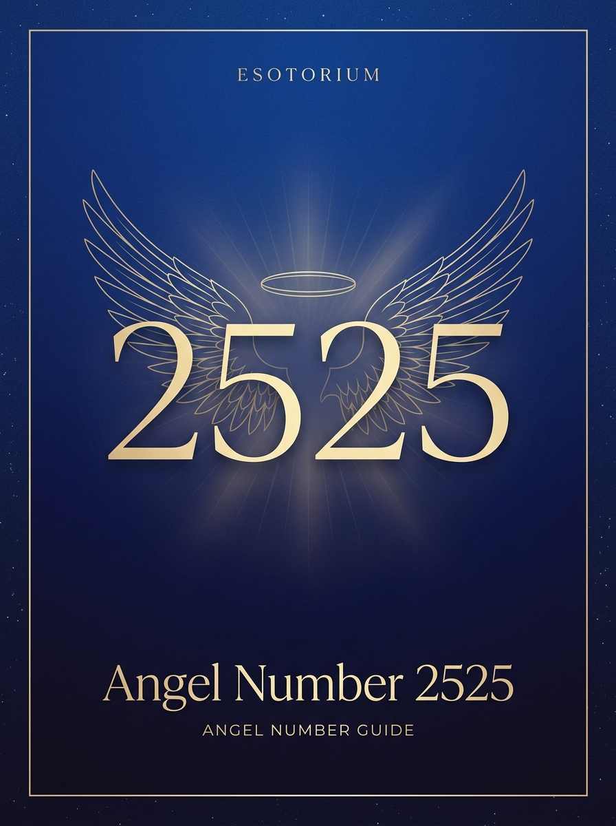 Angel Number 2525 — Meaning in Love, Money & Life — Esotorium PDF cover