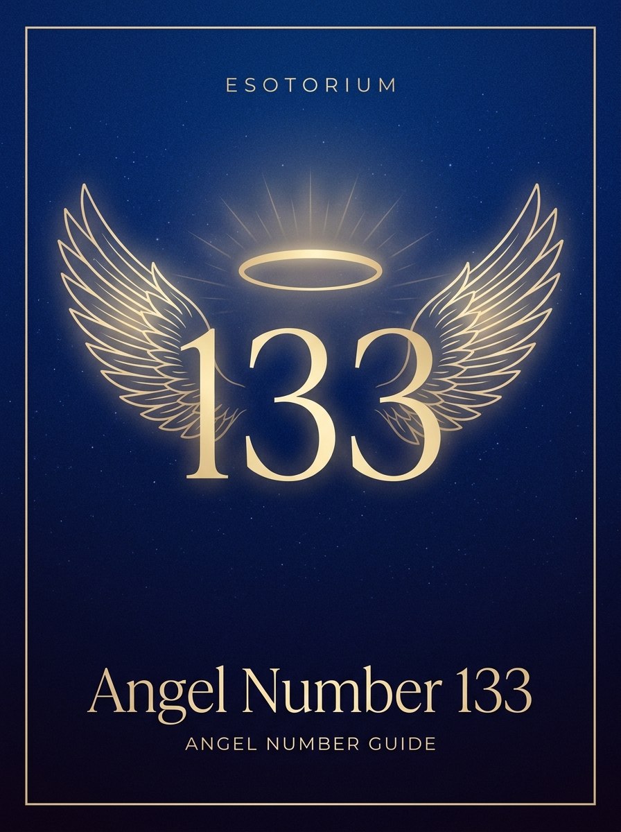 Angel Number 133 — Meaning in Love, Money & Life — Esotorium PDF cover