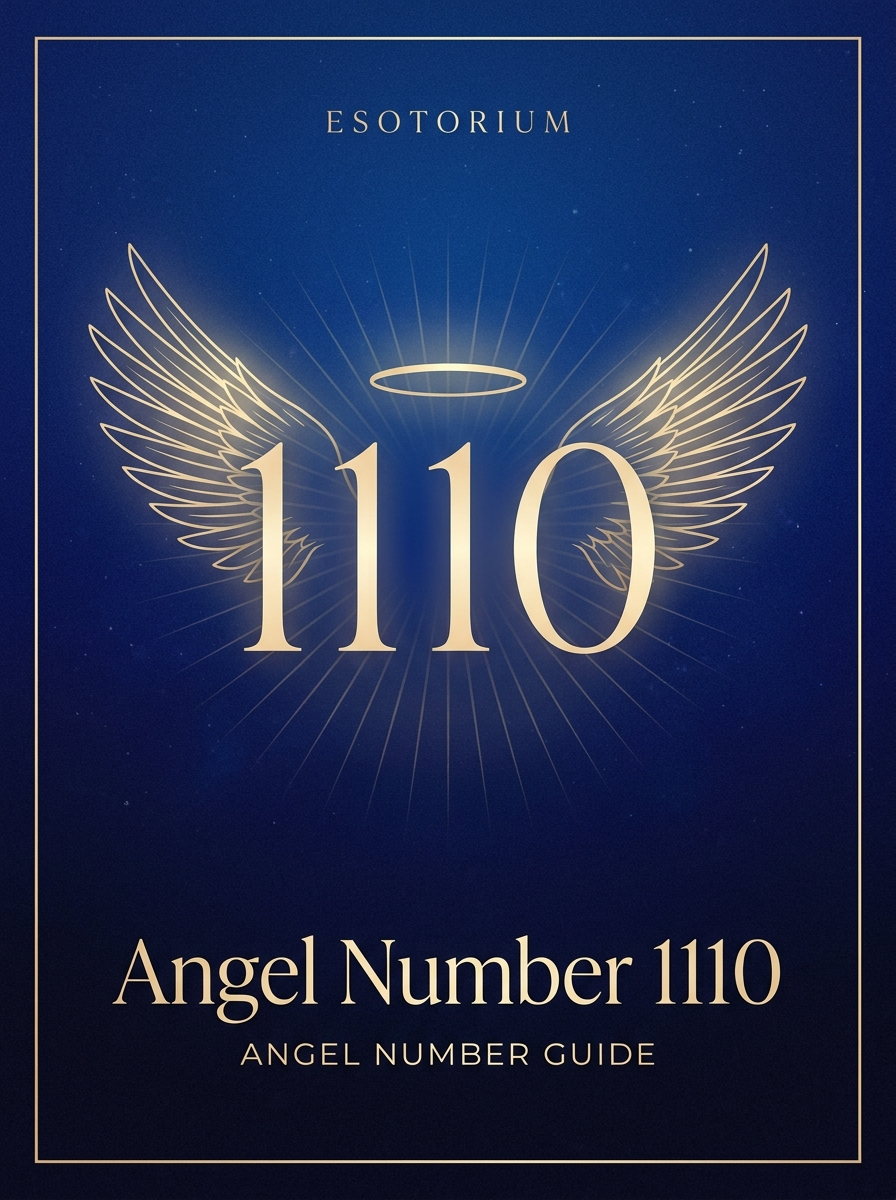 Angel Number 1110 — Meaning in Love, Money & Life — Esotorium PDF cover