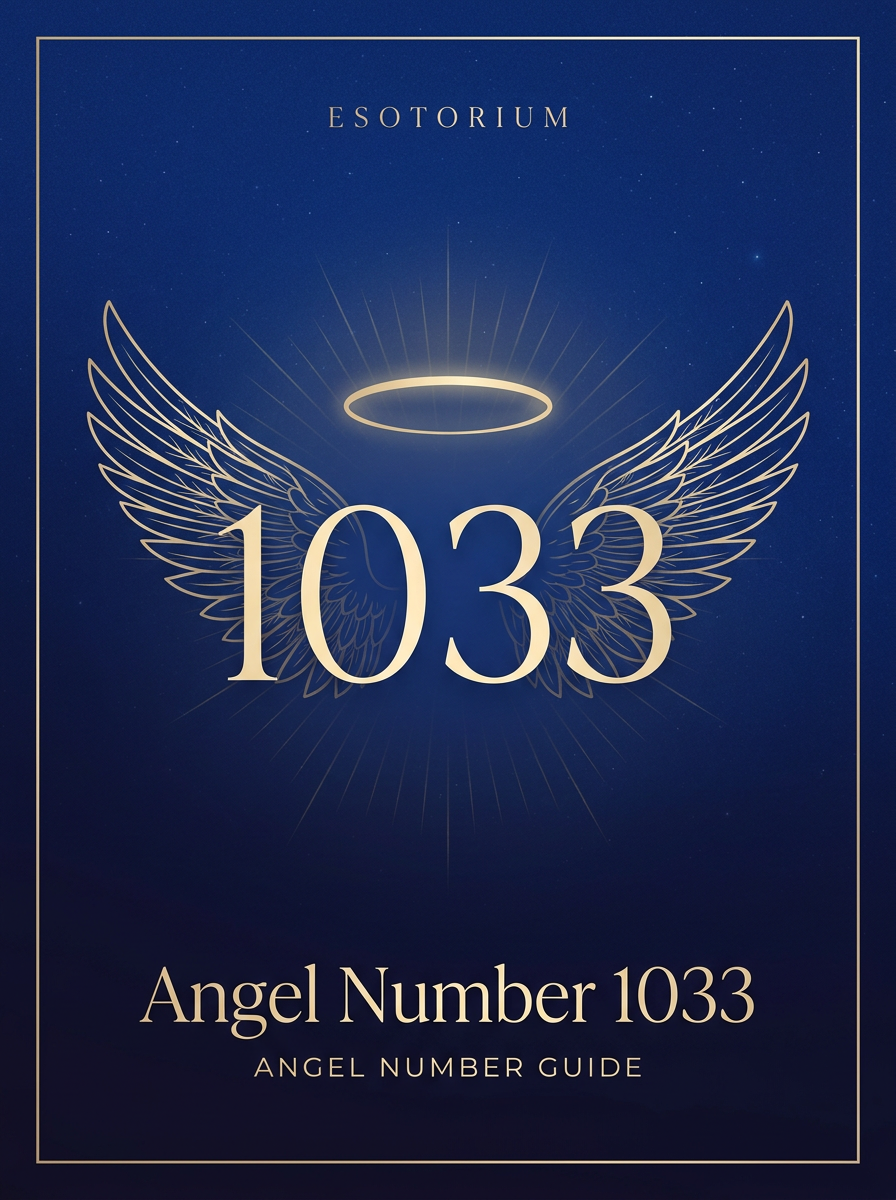 Angel Number 1033 — Meaning in Love, Money & Life — Esotorium PDF cover