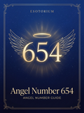 Angel Number 654 — Meaning in Love, Money & Life — Esotorium PDF cover