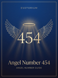 Angel Number 454 — Meaning in Love, Money & Life — Esotorium PDF cover