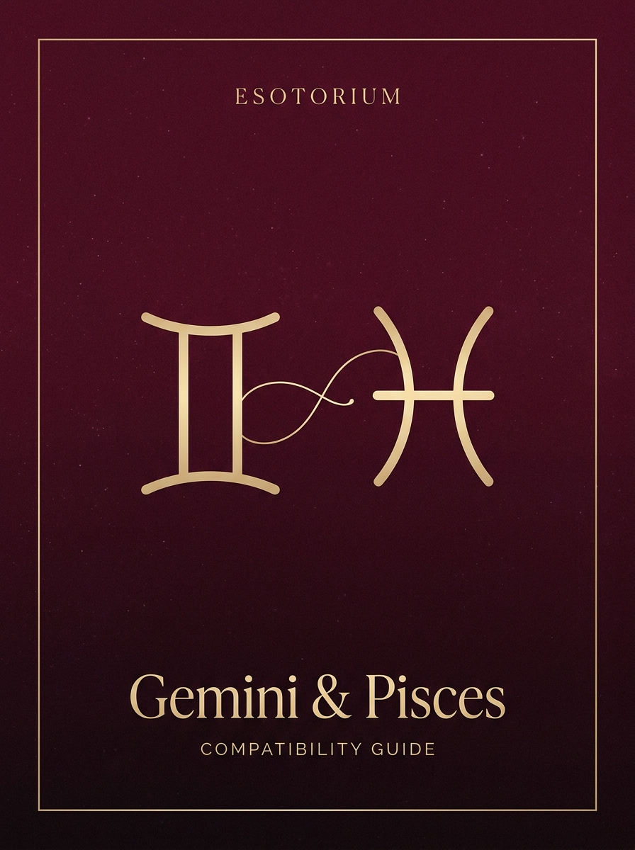 Gemini and Pisces Compatibility — Love, Sex & Friendship, Esotorium PDF cover