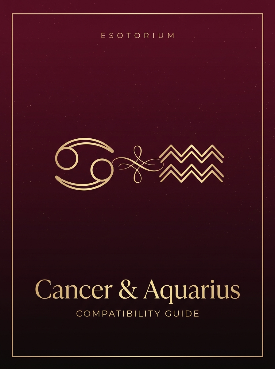 Cancer and Aquarius Compatibility — Love, Sex & Friendship, Esotorium PDF cover