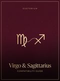 Virgo and Sagittarius Compatibility — Love, Sex & Friendship, Esotorium PDF cover