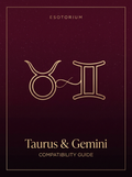 Taurus and Gemini Compatibility — Love, Sex & Friendship, Esotorium PDF cover