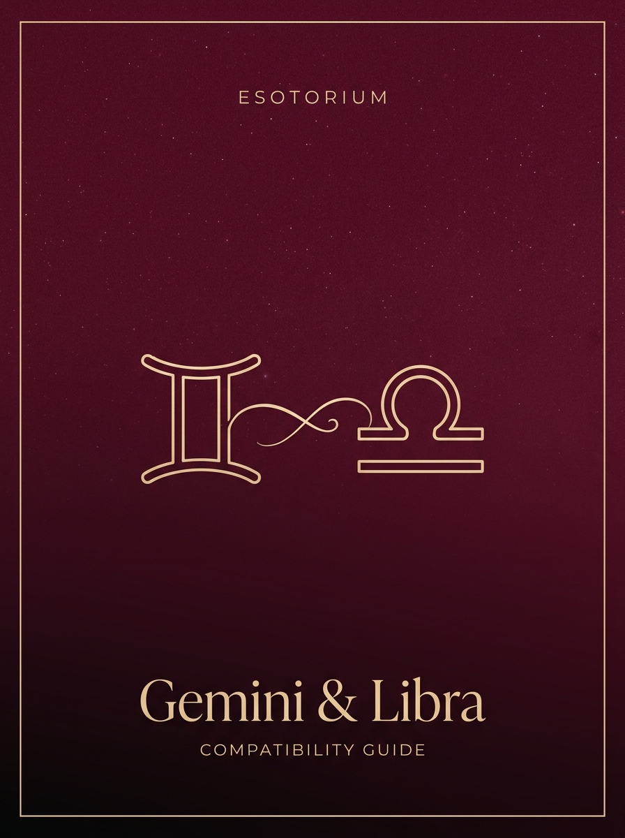 Gemini and Libra Compatibility — Love, Sex & Friendship, Esotorium PDF cover