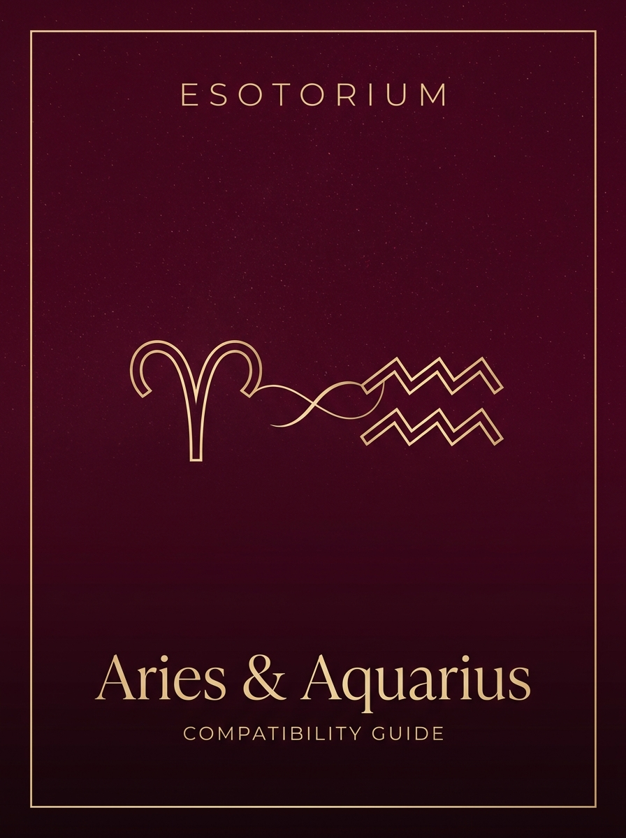 Aries and Aquarius Compatibility — Love, Sex & Friendship, Esotorium PDF cover