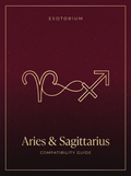Aries and Sagittarius Compatibility — Love, Sex & Friendship, Esotorium PDF cover