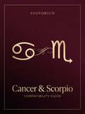 Cancer and Scorpio Compatibility — Love, Sex & Friendship, Esotorium PDF cover