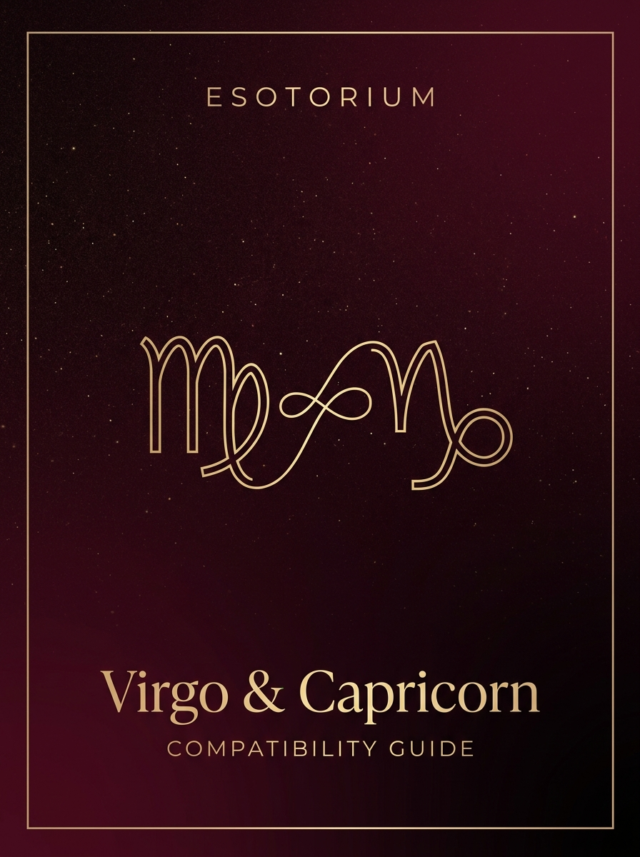 Virgo and Capricorn Compatibility — Love, Sex & Friendship, Esotorium PDF cover