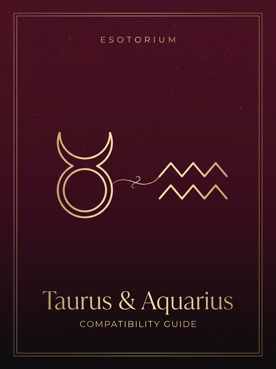 Taurus and Aquarius Compatibility — Love, Sex & Friendship, Esotorium PDF cover