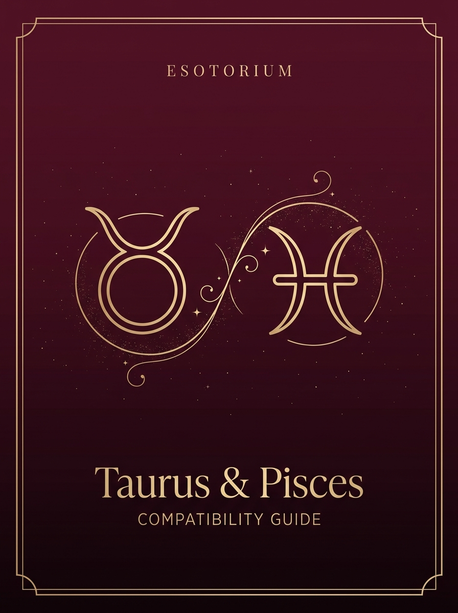 Taurus and Pisces Compatibility — Love, Sex & Friendship, Esotorium PDF cover