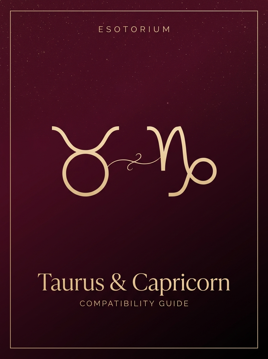 Taurus and Capricorn Compatibility — Love, Sex & Friendship, Esotorium PDF cover