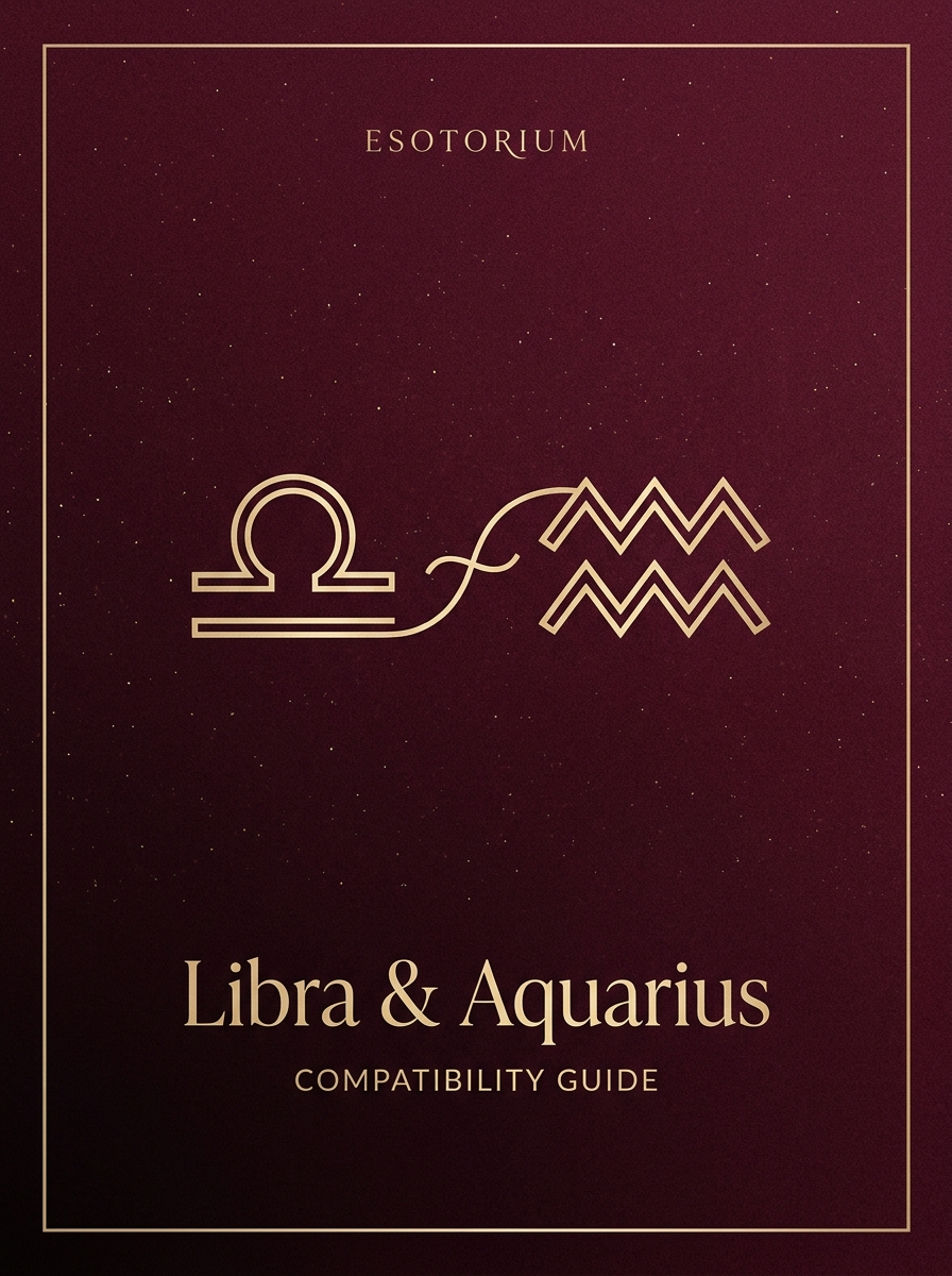 Libra and Aquarius Compatibility — Love, Sex & Friendship, Esotorium PDF cover