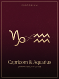 Capricorn and Aquarius Compatibility — Love, Sex & Friendship, Esotorium PDF cover