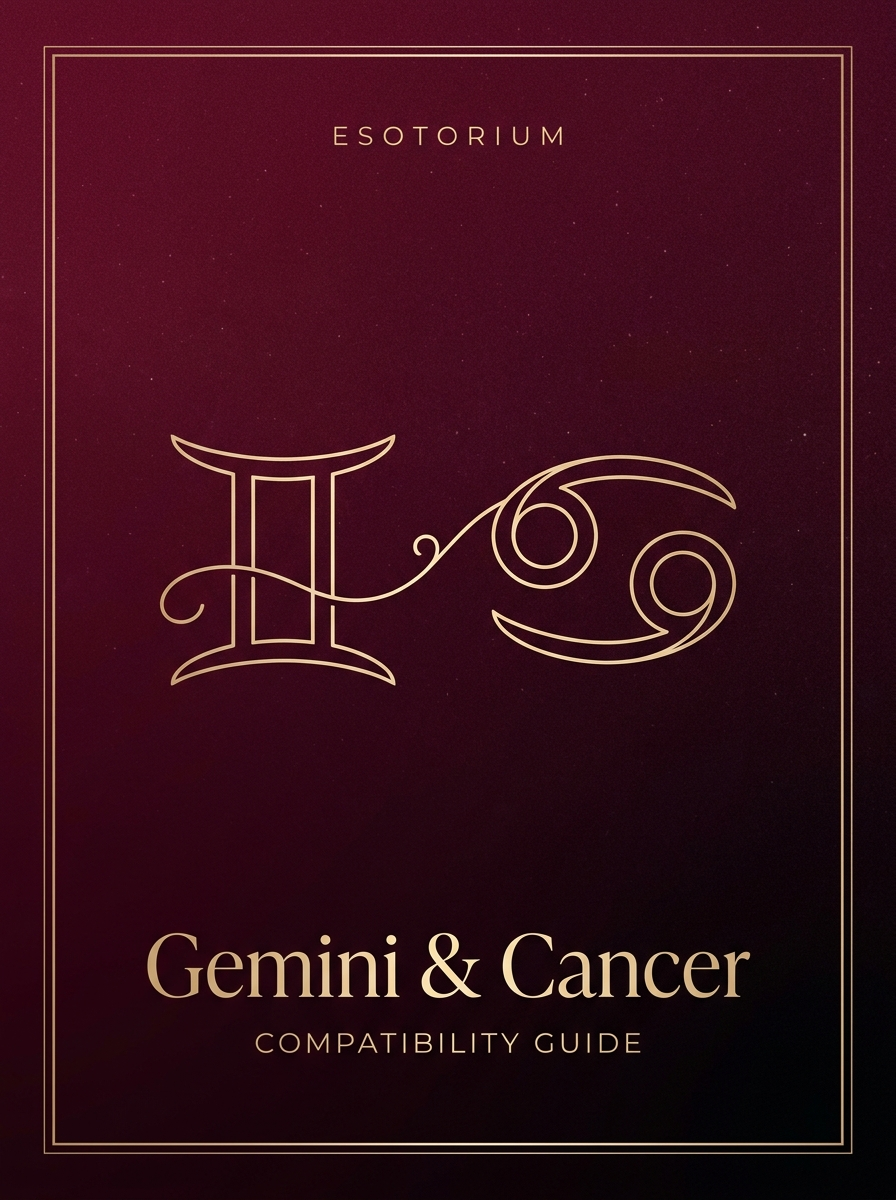 Gemini and Cancer Compatibility, Esotorium PDF cover