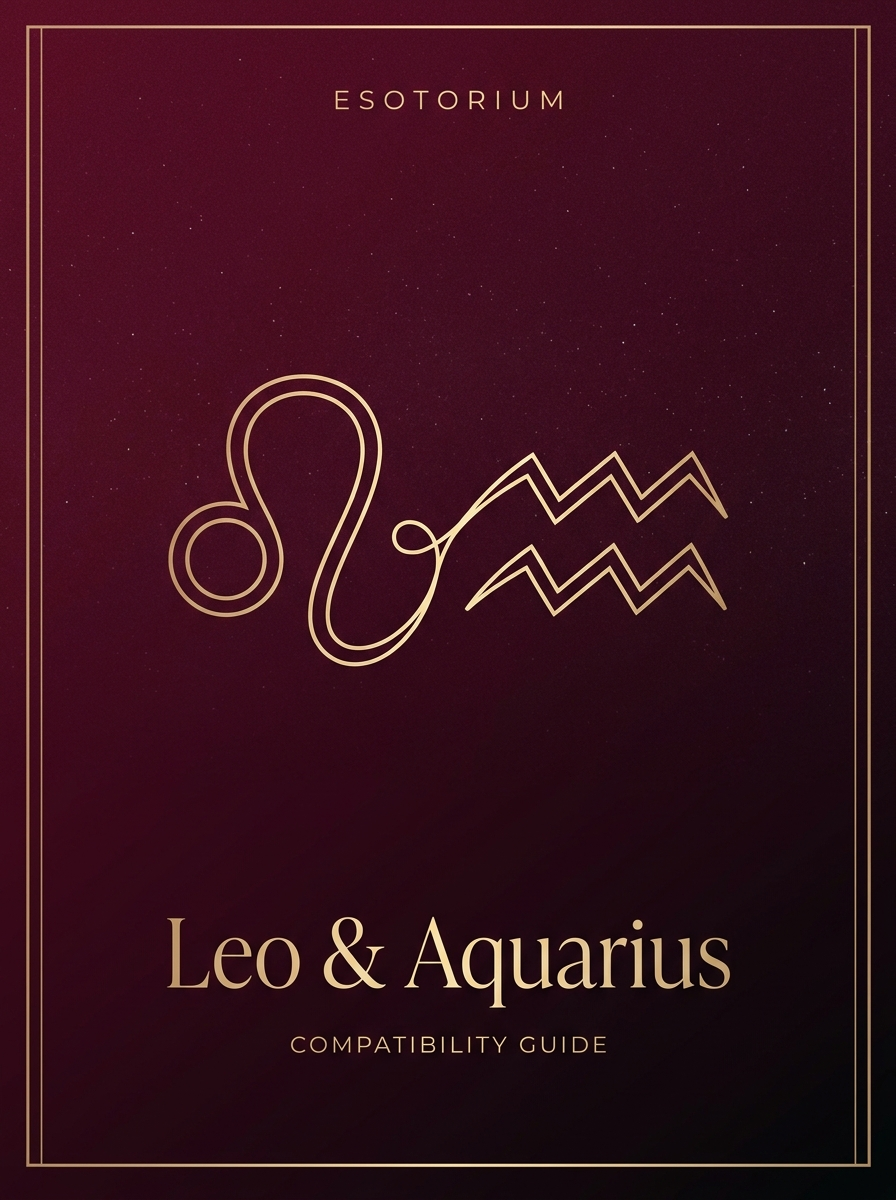 Leo and Aquarius Compatibility, Esotorium PDF cover