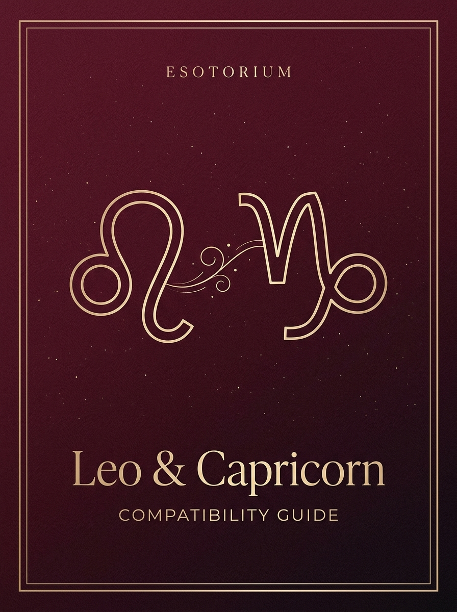 Leo and Capricorn Compatibility, Esotorium PDF cover