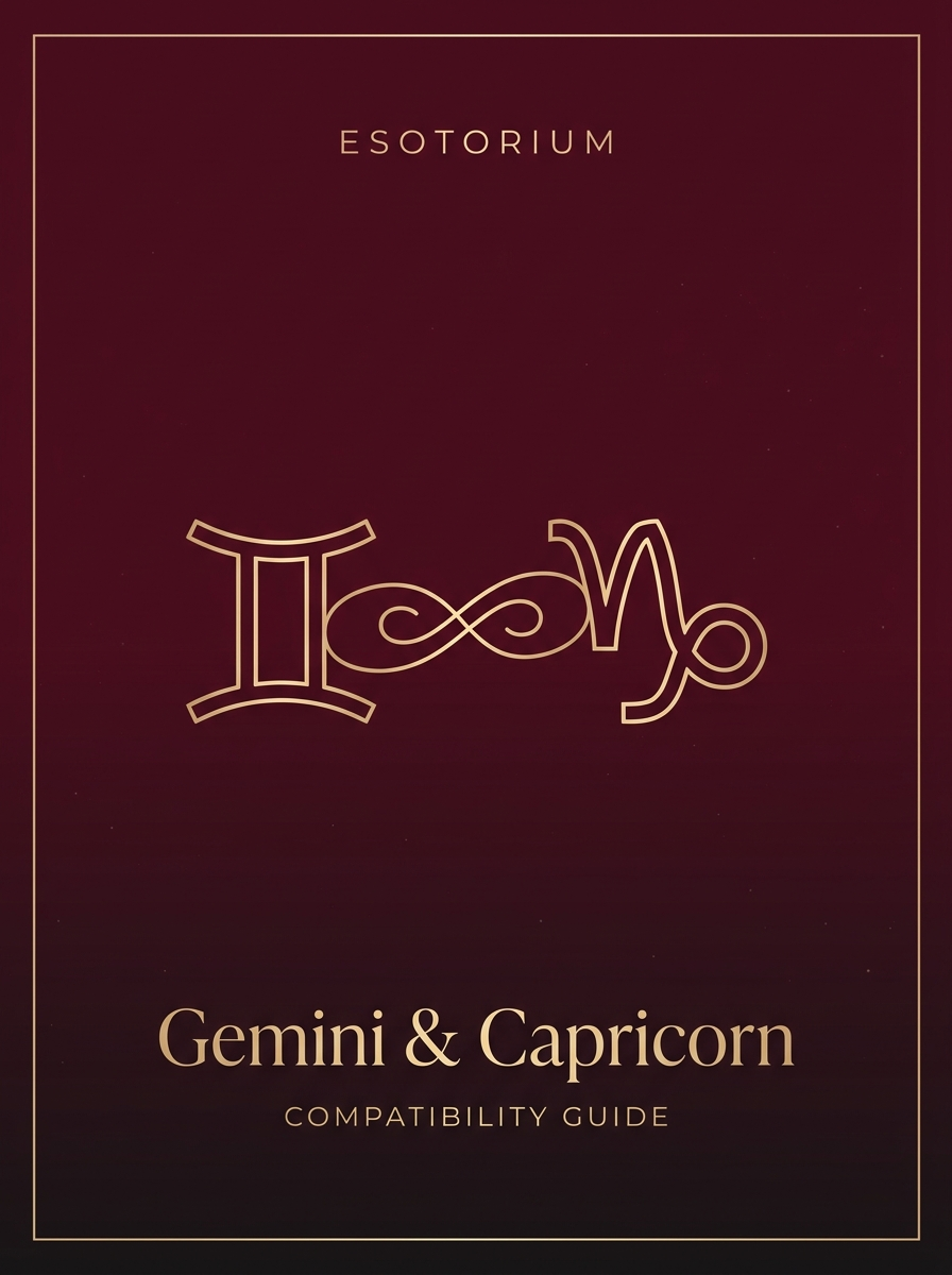 Gemini and Capricorn Compatibility, Esotorium PDF cover