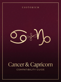 Cancer and Capricorn Compatibility, Esotorium PDF cover