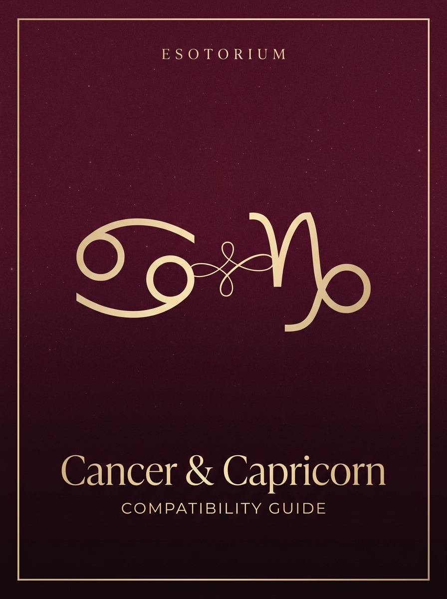 Cancer and Capricorn Compatibility, Esotorium PDF cover