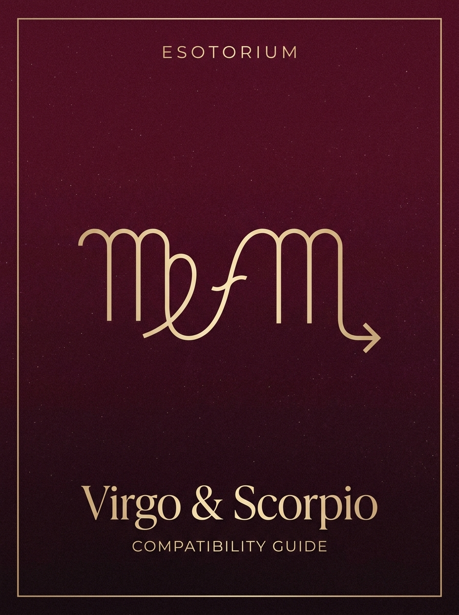 Virgo and Scorpio Compatibility, Esotorium PDF cover