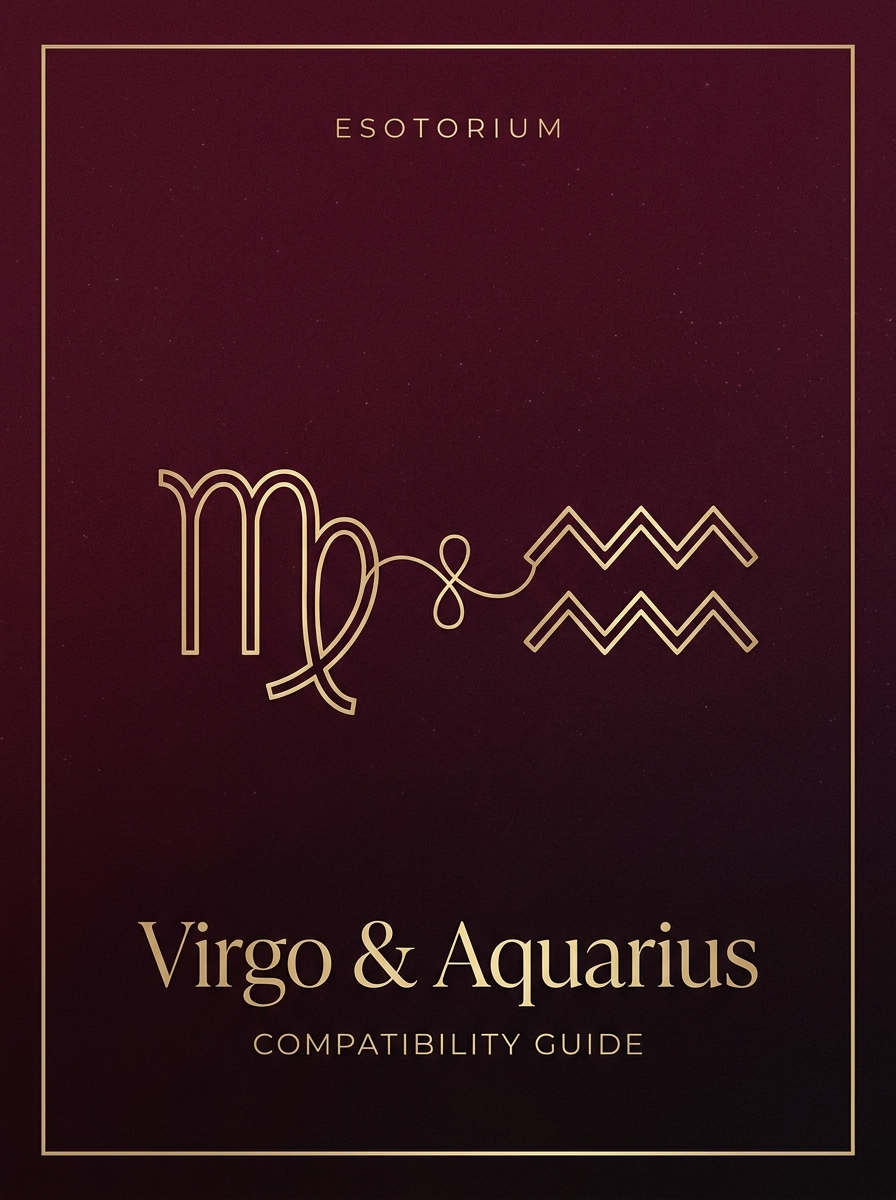 Virgo and Aquarius Compatibility, Esotorium PDF cover