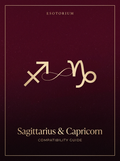Sagittarius and Capricorn Compatibility, Esotorium PDF cover