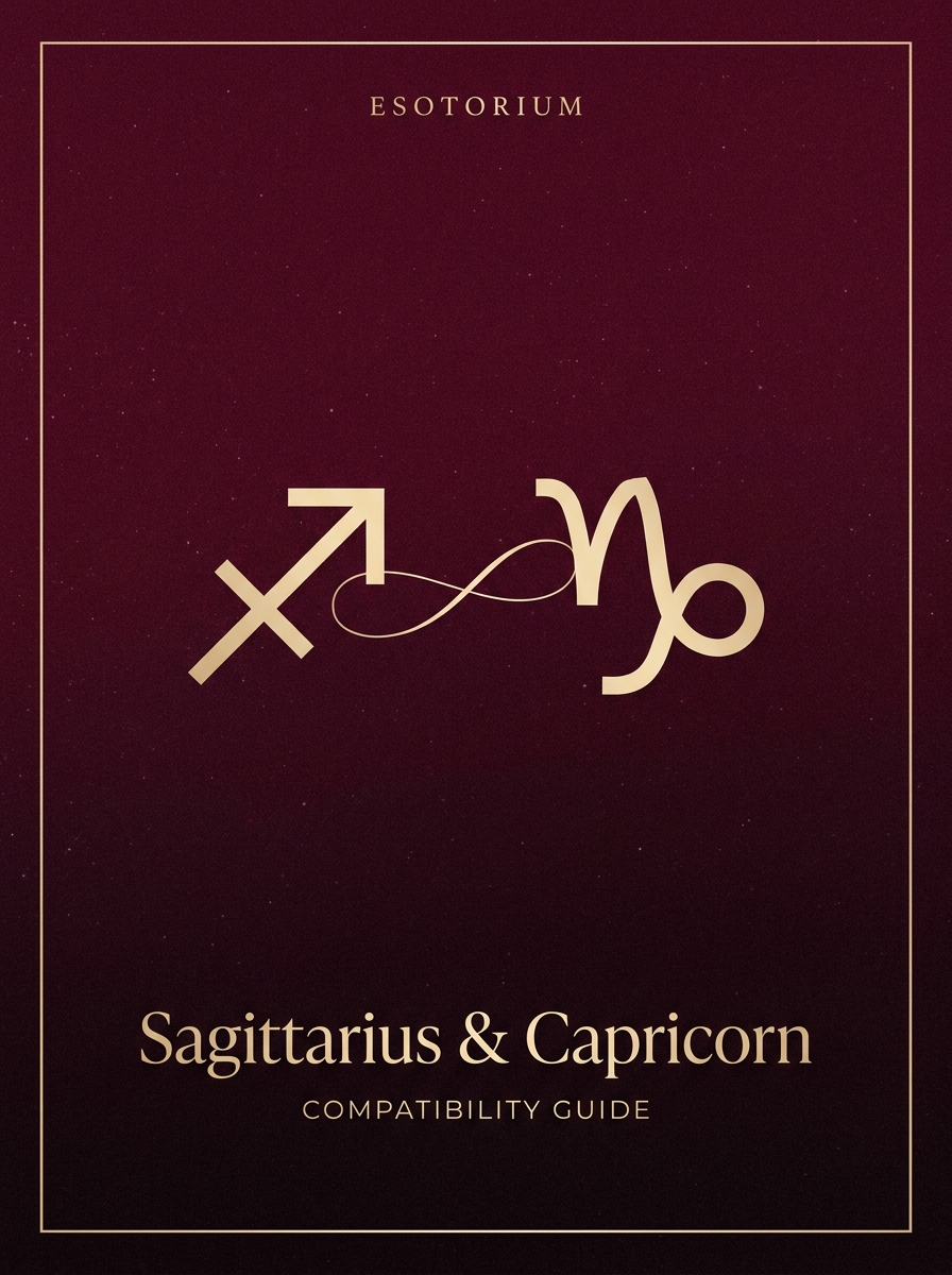 Sagittarius and Capricorn Compatibility, Esotorium PDF cover