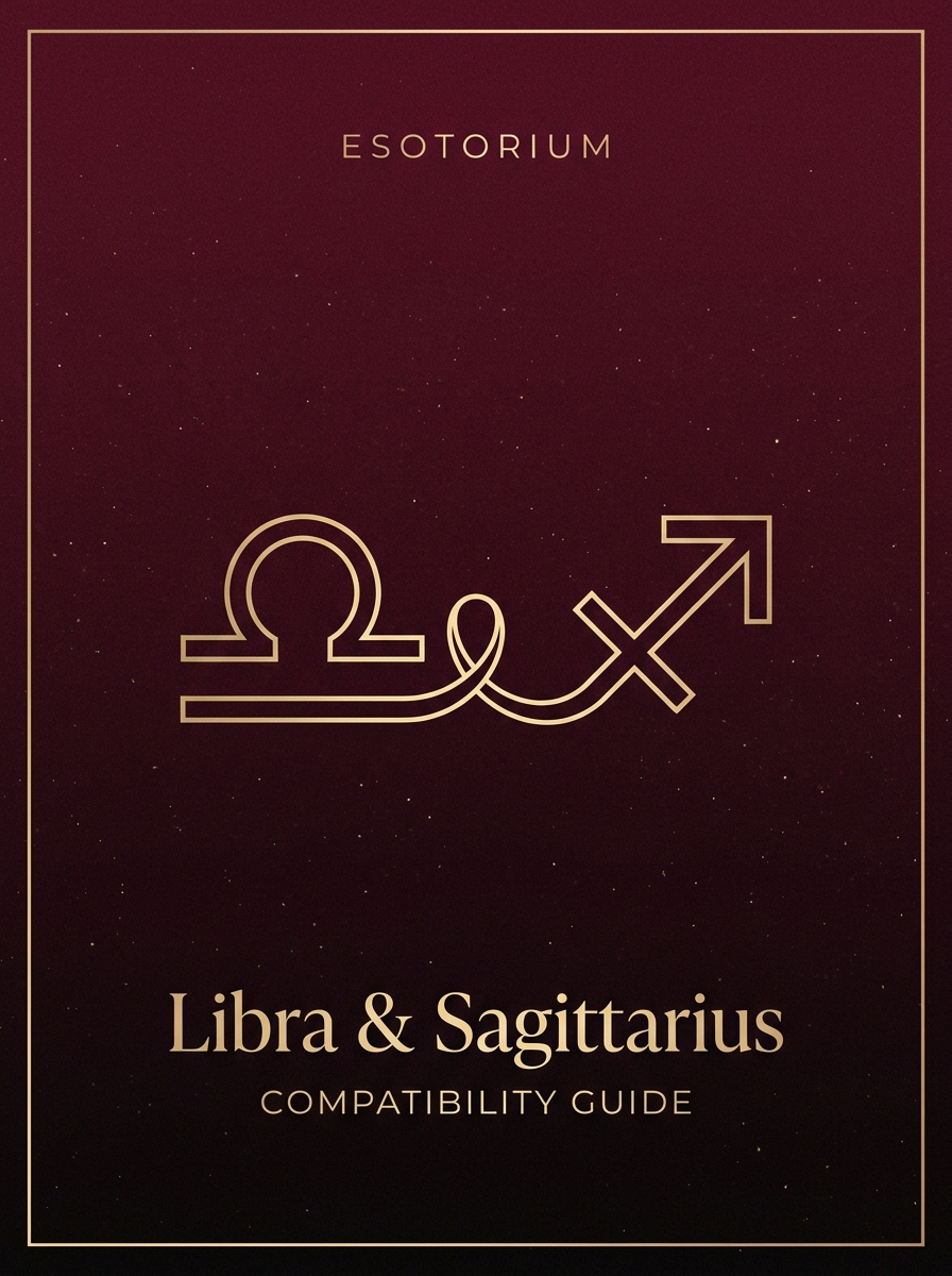 Libra and Sagittarius Compatibility, Esotorium PDF cover