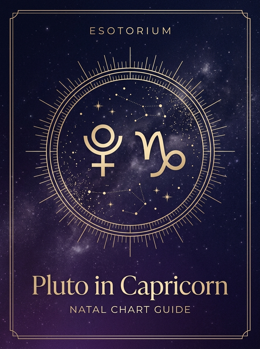 Pluto in Capricorn, Esotorium PDF cover
