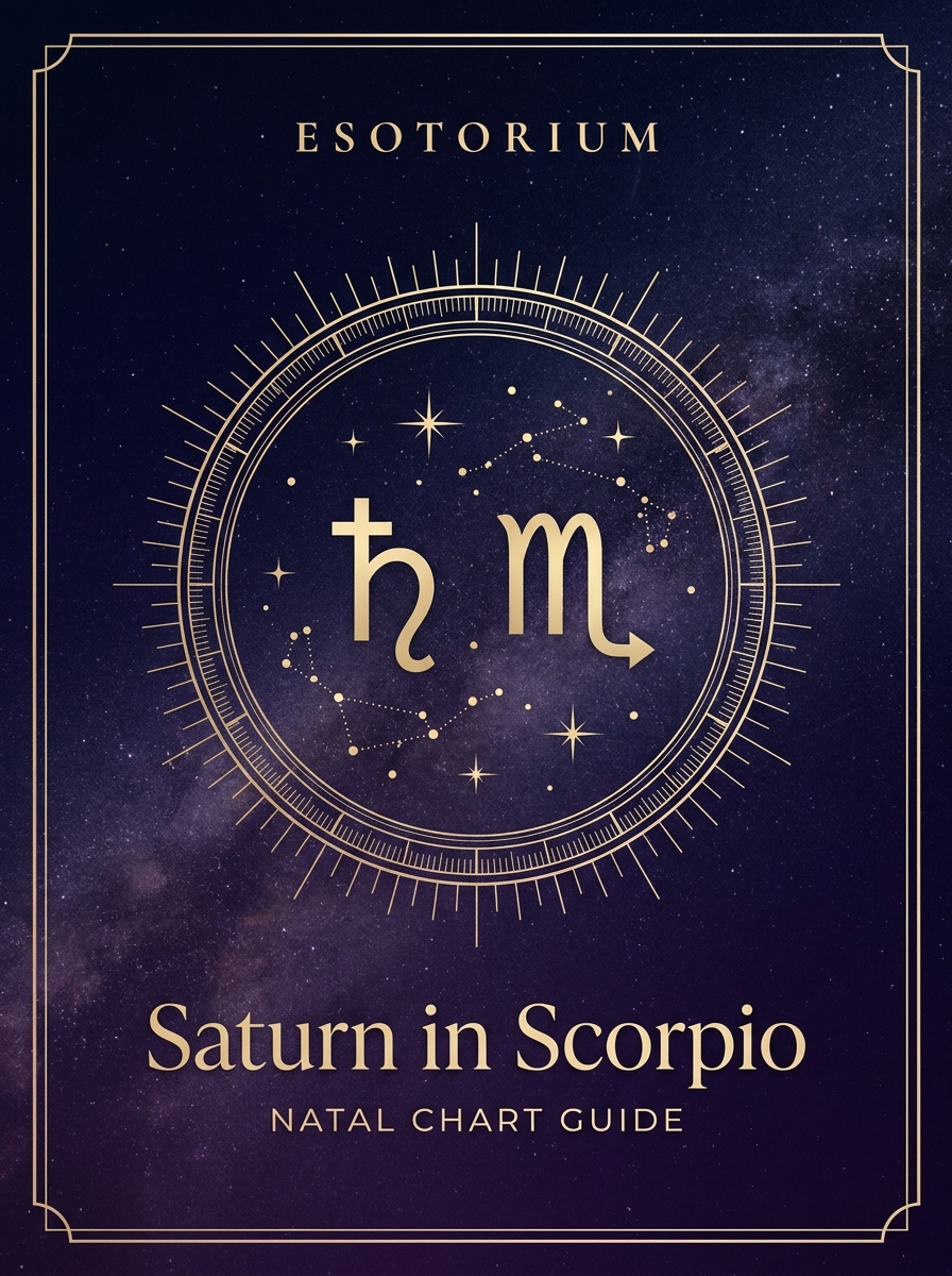 Saturn in Scorpio, Esotorium PDF cover