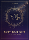 Saturn in Capricorn, Esotorium PDF cover