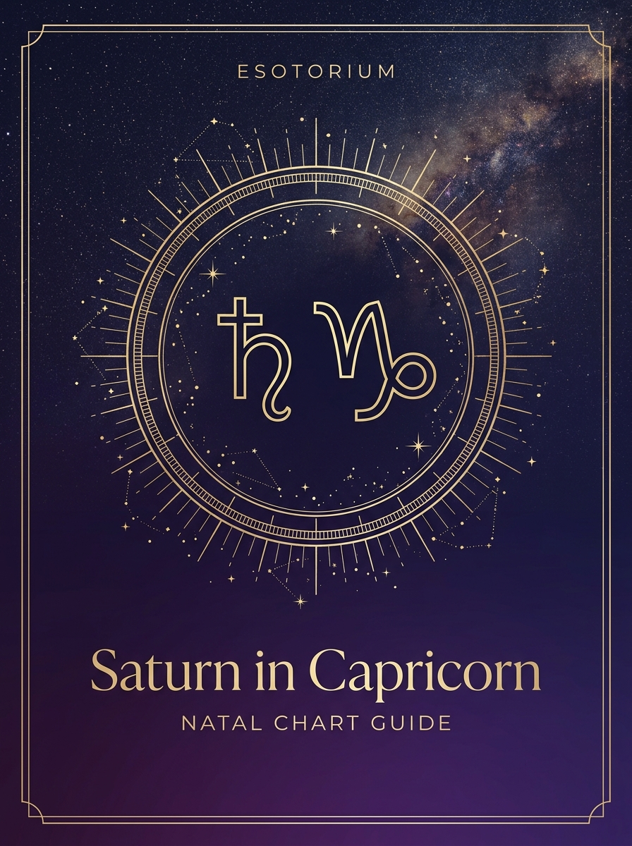Saturn in Capricorn, Esotorium PDF cover