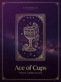 Ace of Cups tarot card, Esotorium PDF cover